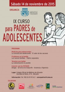 CARTEL PADRES 2015 212x300 - Curso Para Padres de Adolescentes