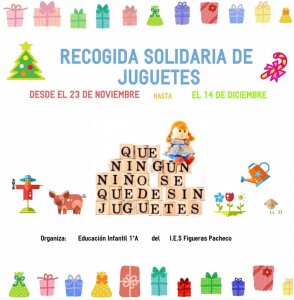 juguetes 294x300 - Recogida Solidaria de Juguetes  I.E.S Figueras Pacheco