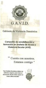 GAVID 156x300 - Charlas sobre acoso escolar
